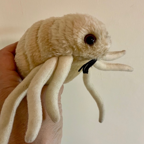 GIANT Microbes Flea plush toy. Science toy & Collectible. Bloodsucking creature - Picture 3 of 3